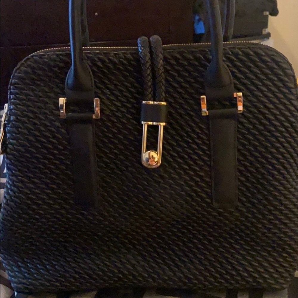 Black handbag